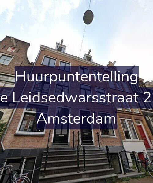 Foto gevel Huurpuntentelling voor Lange Leidsedwarsstraat 214-B, Amsterdam
