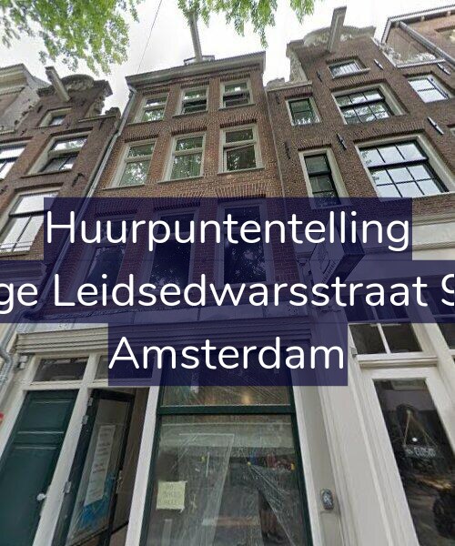 Foto gevel Huurpuntentelling voor Lange Leidsedwarsstraat 91-4, Amsterdam