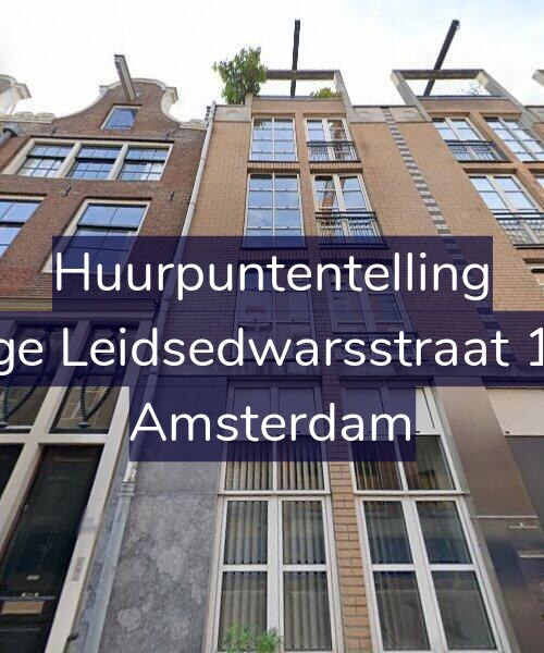 Foto gevel Huurpuntentelling voor Lange Leidsedwarsstraat 18-C, Amsterdam