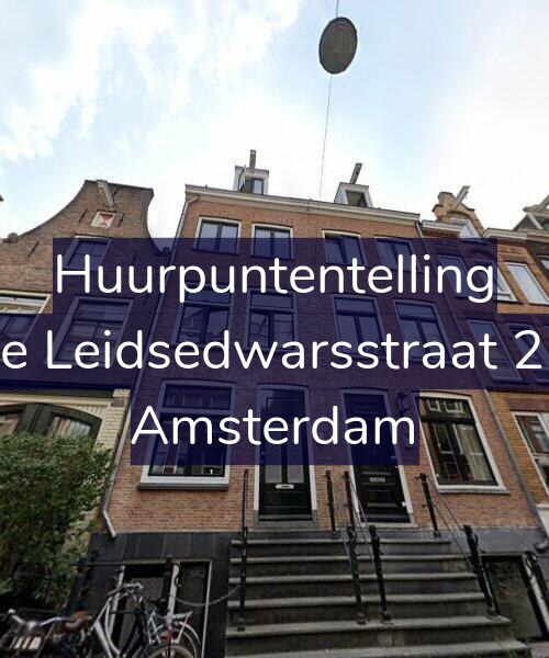Foto gevel Huurpuntentelling voor Lange Leidsedwarsstraat 216-B, Amsterdam