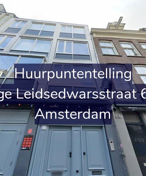 Foto gevel Huurpuntentelling voor Lange Leidsedwarsstraat 68-C, Amsterdam