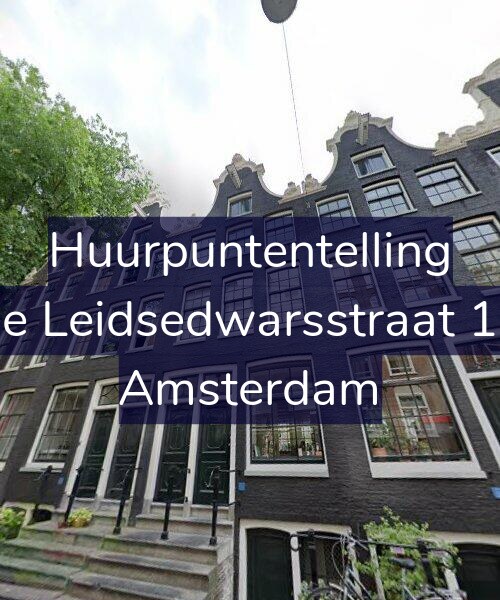 Foto gevel Huurpuntentelling voor Lange Leidsedwarsstraat 150-1, Amsterdam