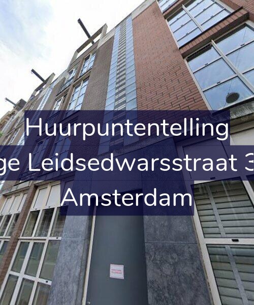 Foto gevel Huurpuntentelling voor Lange Leidsedwarsstraat 34-A, Amsterdam