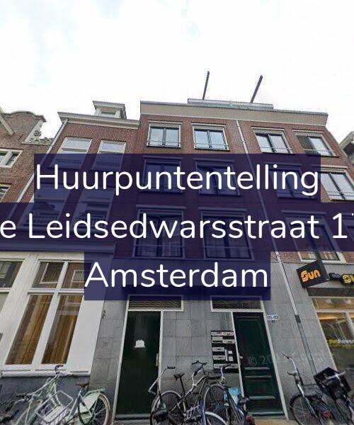 Foto gevel Huurpuntentelling voor Lange Leidsedwarsstraat 172-D, Amsterdam