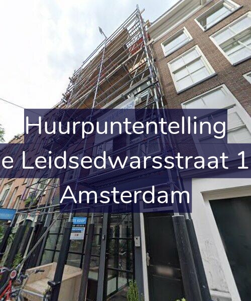 Foto gevel Huurpuntentelling voor Lange Leidsedwarsstraat 103-4, Amsterdam