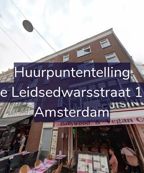 Foto gevel Huurpuntentelling voor Lange Leidsedwarsstraat 110-C, Amsterdam