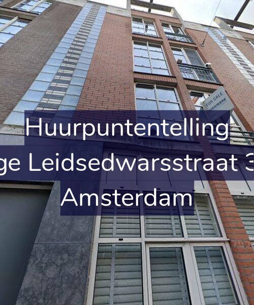 Foto gevel Huurpuntentelling voor Lange Leidsedwarsstraat 32-B, Amsterdam