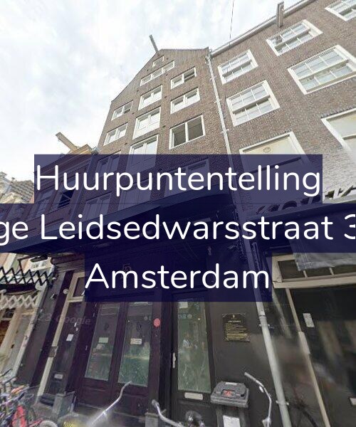 Foto gevel Huurpuntentelling voor Lange Leidsedwarsstraat 35-B, Amsterdam