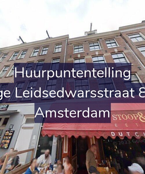 Foto gevel Huurpuntentelling voor Lange Leidsedwarsstraat 84-M, Amsterdam