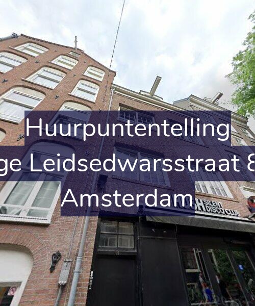 Foto gevel Huurpuntentelling voor Lange Leidsedwarsstraat 81-2, Amsterdam