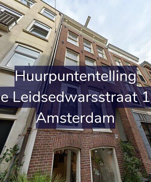 Foto gevel Huurpuntentelling voor Lange Leidsedwarsstraat 145-1, Amsterdam