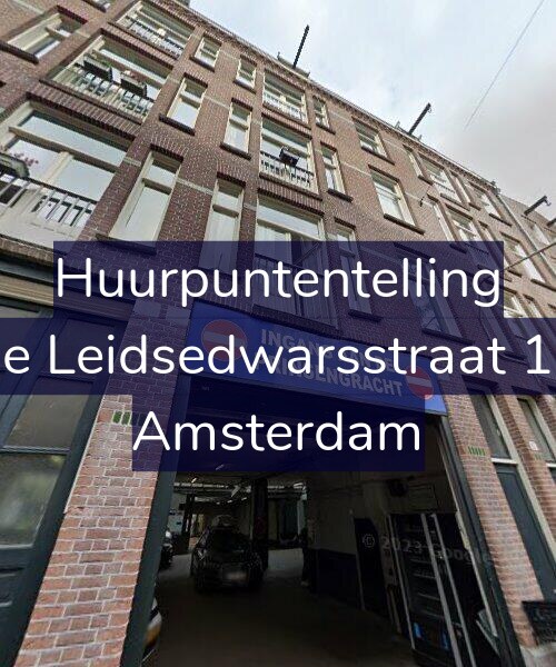 Foto gevel Huurpuntentelling voor Lange Leidsedwarsstraat 117-3, Amsterdam