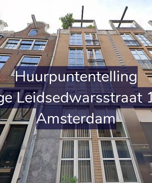 Foto gevel Huurpuntentelling voor Lange Leidsedwarsstraat 18-B, Amsterdam
