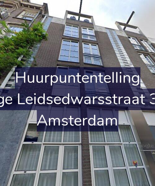 Foto gevel Huurpuntentelling voor Lange Leidsedwarsstraat 36-B, Amsterdam
