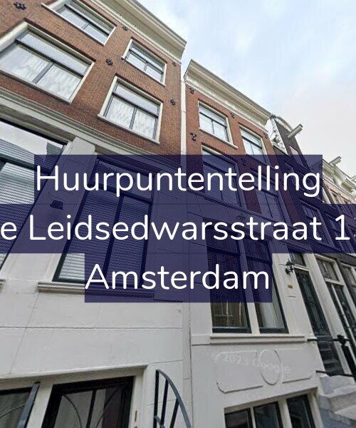 Foto gevel Huurpuntentelling voor Lange Leidsedwarsstraat 137-A, Amsterdam