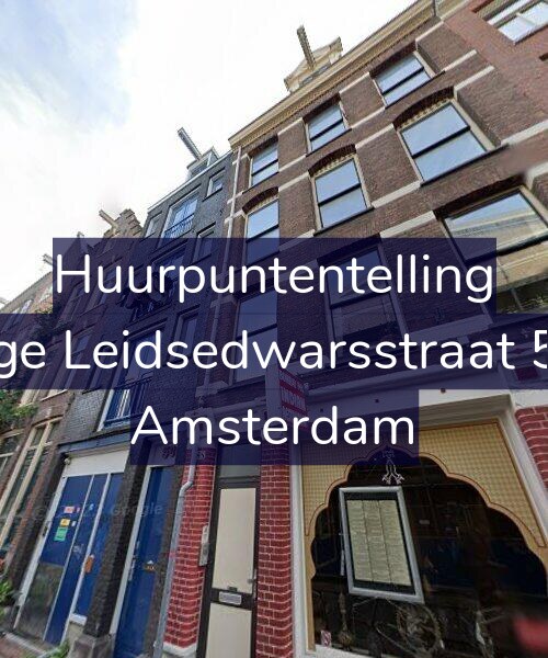 Foto gevel Huurpuntentelling voor Lange Leidsedwarsstraat 50-1, Amsterdam
