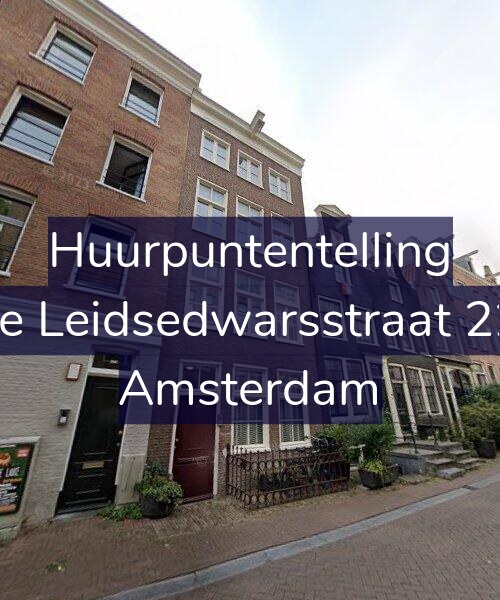 Foto gevel Huurpuntentelling voor Lange Leidsedwarsstraat 224-H, Amsterdam