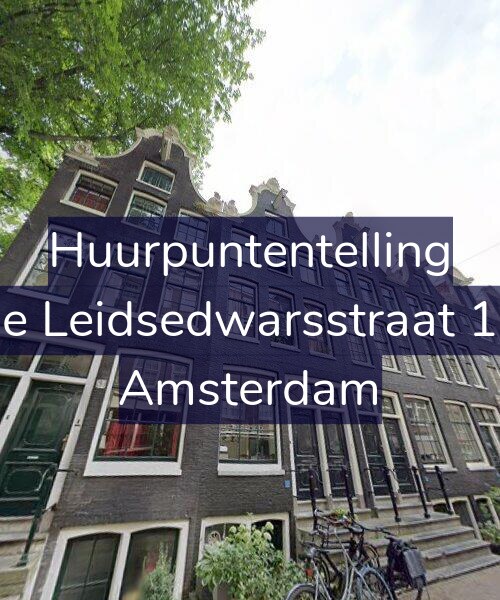 Foto gevel Huurpuntentelling voor Lange Leidsedwarsstraat 152-2, Amsterdam