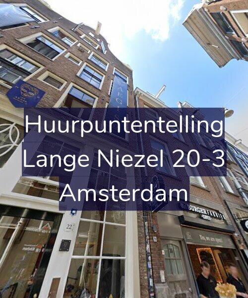 Foto gevel Huurpuntentelling voor Lange Niezel 20-3, Amsterdam
