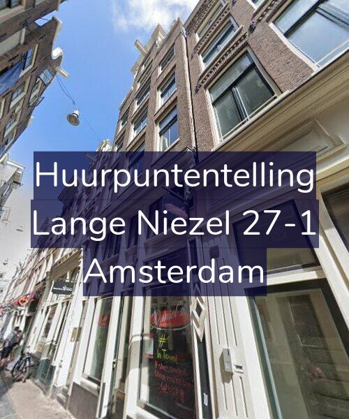 Foto gevel Huurpuntentelling voor Lange Niezel 27-1, Amsterdam