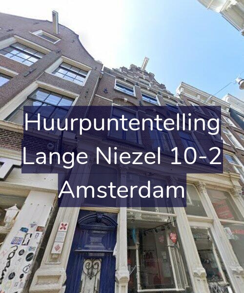 Foto gevel Huurpuntentelling voor Lange Niezel 10-2, Amsterdam