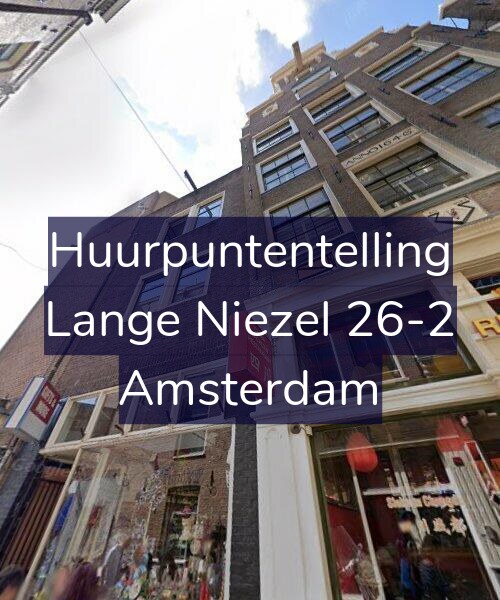 Foto gevel Huurpuntentelling voor Lange Niezel 26-2, Amsterdam