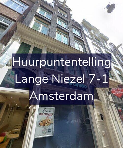 Foto gevel Huurpuntentelling voor Lange Niezel 7-1, Amsterdam
