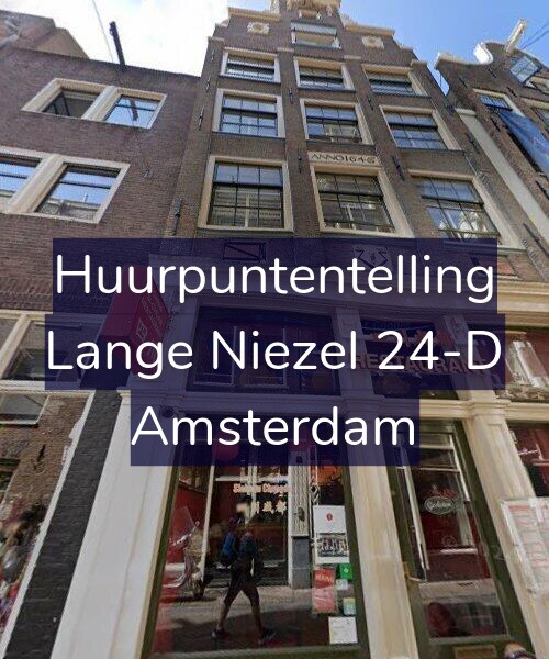 Foto gevel Huurpuntentelling voor Lange Niezel 24-D, Amsterdam