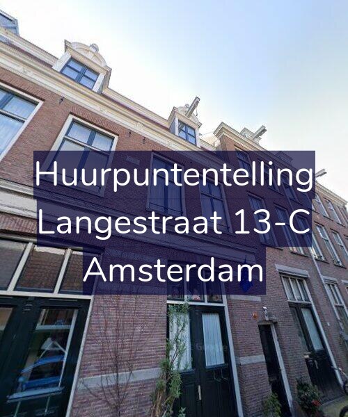 Foto gevel Huurpuntentelling voor Langestraat 13-C, Amsterdam