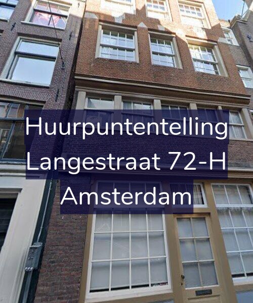 Foto gevel Huurpuntentelling voor Langestraat 72-H, Amsterdam