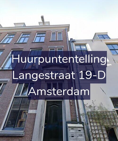 Foto gevel Huurpuntentelling voor Langestraat 19-D, Amsterdam