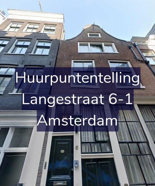Foto gevel Huurpuntentelling voor Langestraat 6-1, Amsterdam