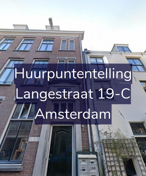 Foto gevel Huurpuntentelling voor Langestraat 19-C, Amsterdam