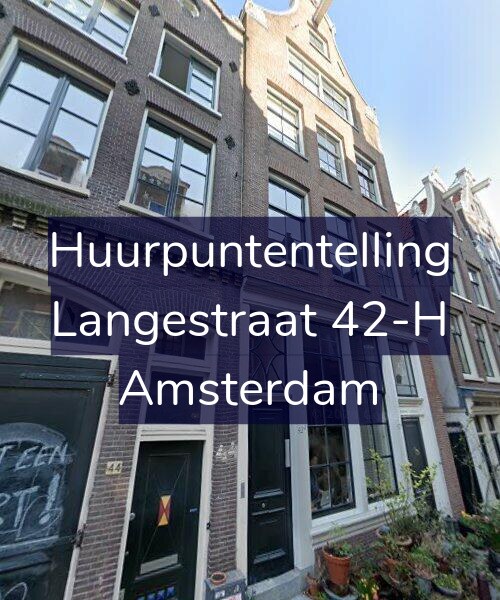 Foto gevel Huurpuntentelling voor Langestraat 42-H, Amsterdam