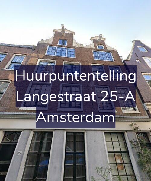 Foto gevel Huurpuntentelling voor Langestraat 25-A, Amsterdam