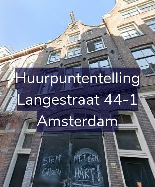 Foto gevel Huurpuntentelling voor Langestraat 44-1, Amsterdam