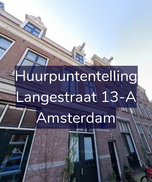 Foto gevel Huurpuntentelling voor Langestraat 13-A, Amsterdam