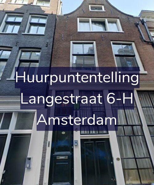 Foto gevel Huurpuntentelling voor Langestraat 6-H, Amsterdam