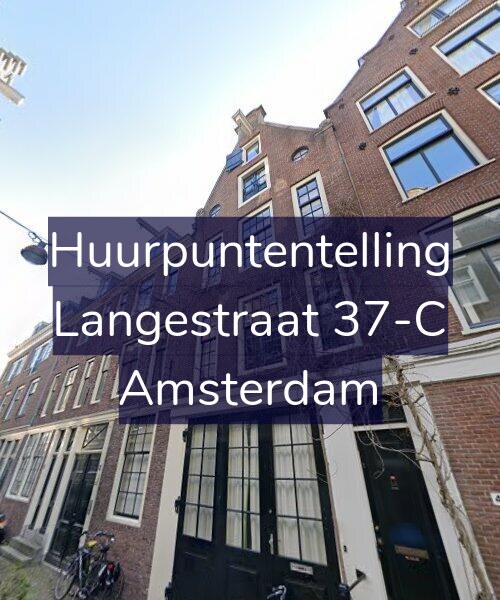 Foto gevel Huurpuntentelling voor Langestraat 37-C, Amsterdam