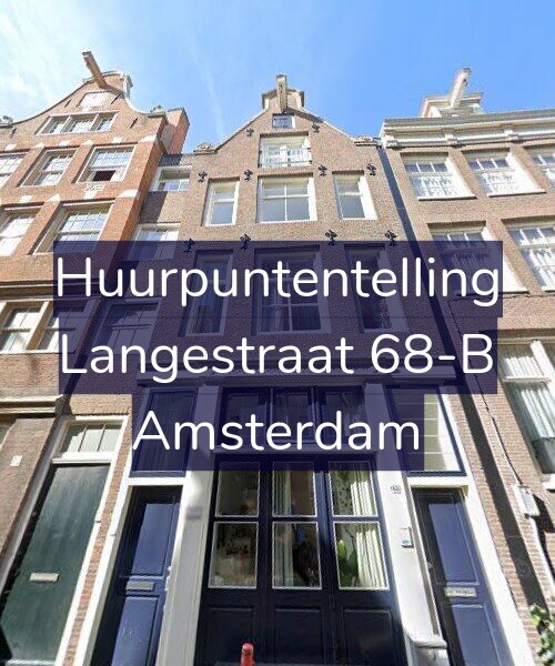 Foto gevel Huurpuntentelling voor Langestraat 68-B, Amsterdam
