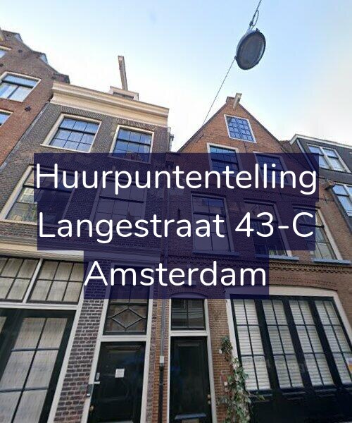 Foto gevel Huurpuntentelling voor Langestraat 43-C, Amsterdam