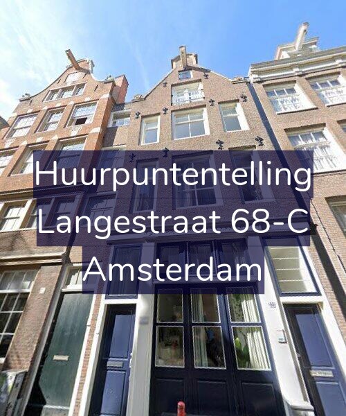 Foto gevel Huurpuntentelling voor Langestraat 68-C, Amsterdam