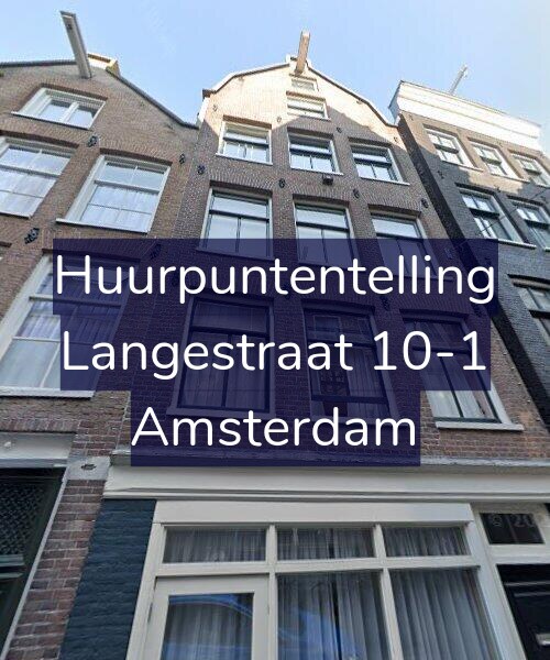 Foto gevel Huurpuntentelling voor Langestraat 10-1, Amsterdam