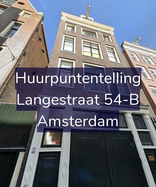 Foto gevel Huurpuntentelling voor Langestraat 54-B, Amsterdam