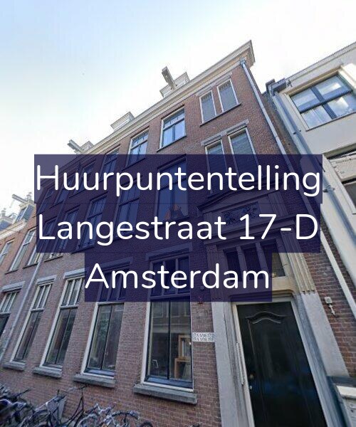 Foto gevel Huurpuntentelling voor Langestraat 17-D, Amsterdam