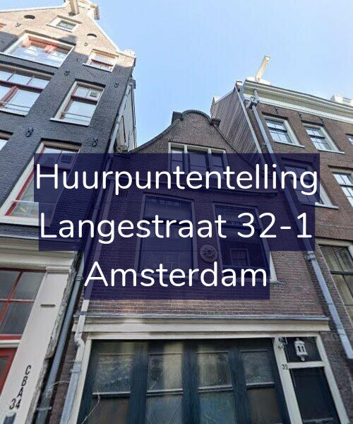 Foto gevel Huurpuntentelling voor Langestraat 32-1, Amsterdam