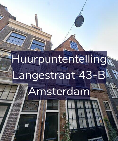 Foto gevel Huurpuntentelling voor Langestraat 43-B, Amsterdam
