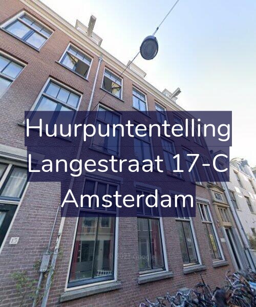 Foto gevel Huurpuntentelling voor Langestraat 17-C, Amsterdam