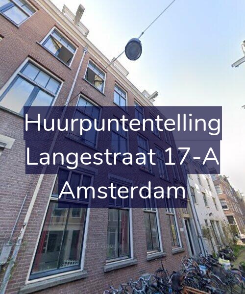 Foto gevel Huurpuntentelling voor Langestraat 17-A, Amsterdam