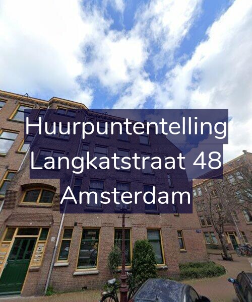 Foto gevel Huurpuntentelling voor Langkatstraat 48, Amsterdam